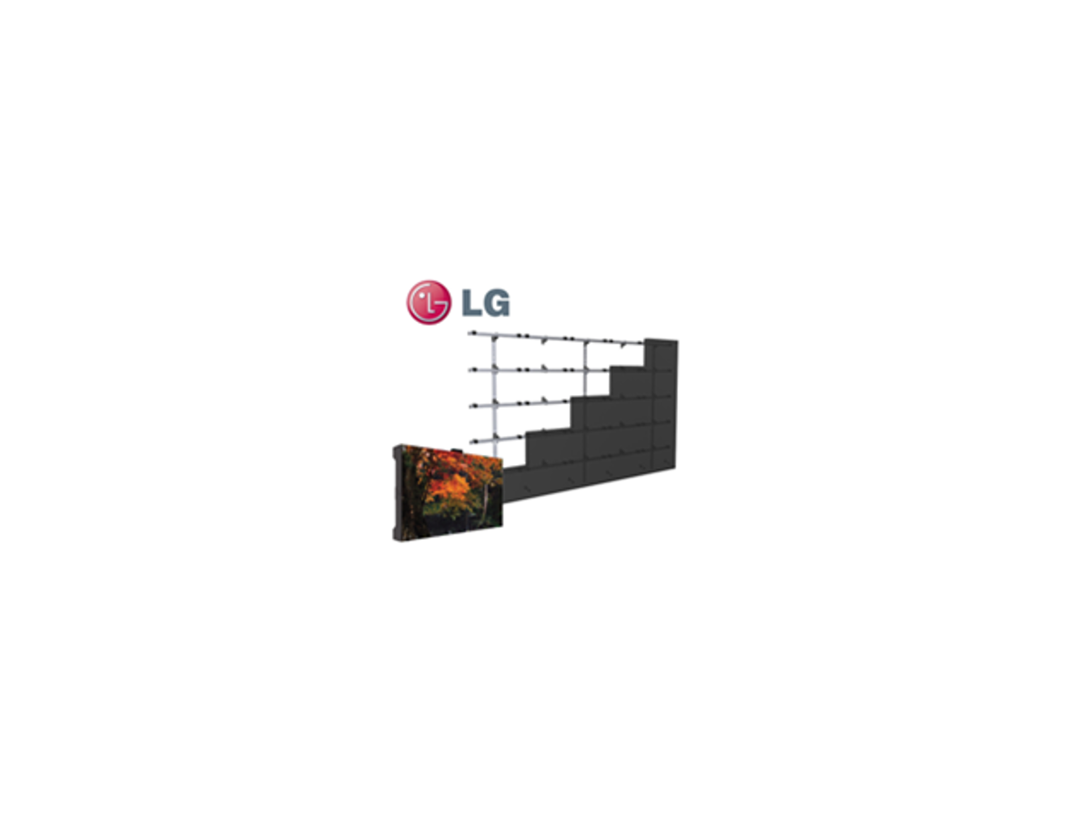 5x5 Kitted Universal Wall Mount - for LG LSBB-Black