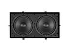 DE 300 SUB schwarz - Stereo-Einbau-Subwoofer, rechteckig, 4 O