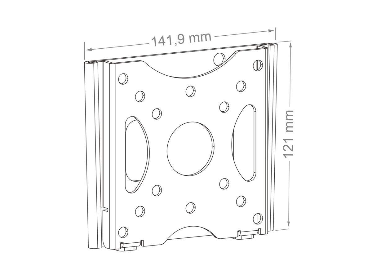 BL Fixed 100 - Fixation fixe 15û24\ Zoll VESA 100