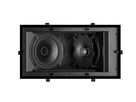 DE 300 FR schwarz - 3-Wege-Front-Einbaulautsprecher, rechtec