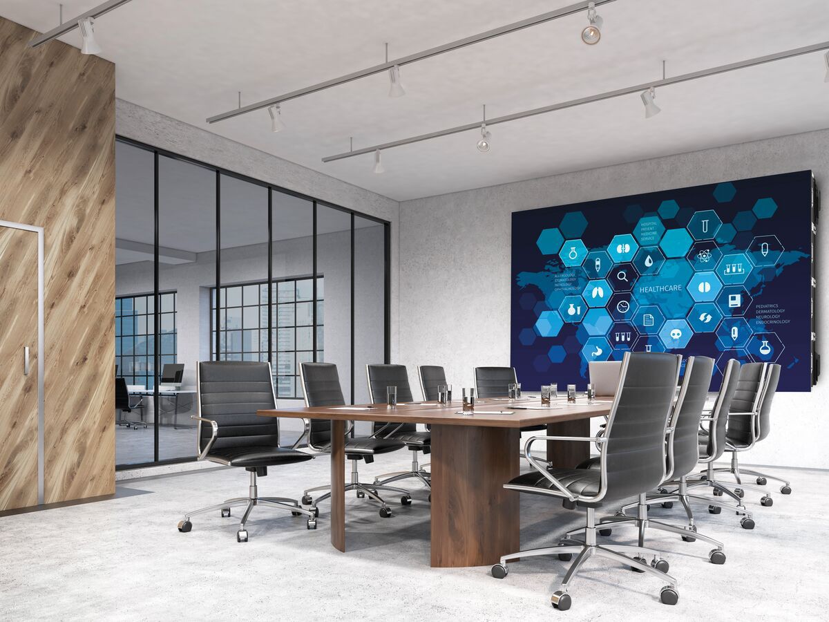 PLM 8030 - Profil für Videowand 300 cm, Schwarz