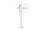 CPS Floor-Wall Single 55 - 65 Zoll - Système sol-mur 55û65 Zoll VESA