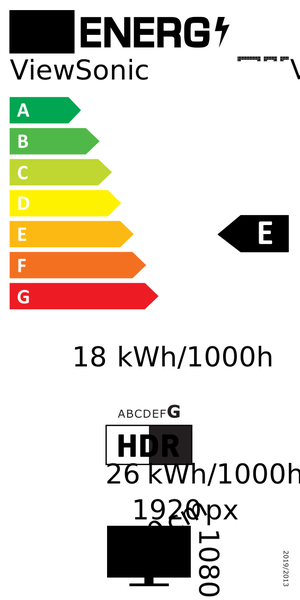 Energy label 90701926