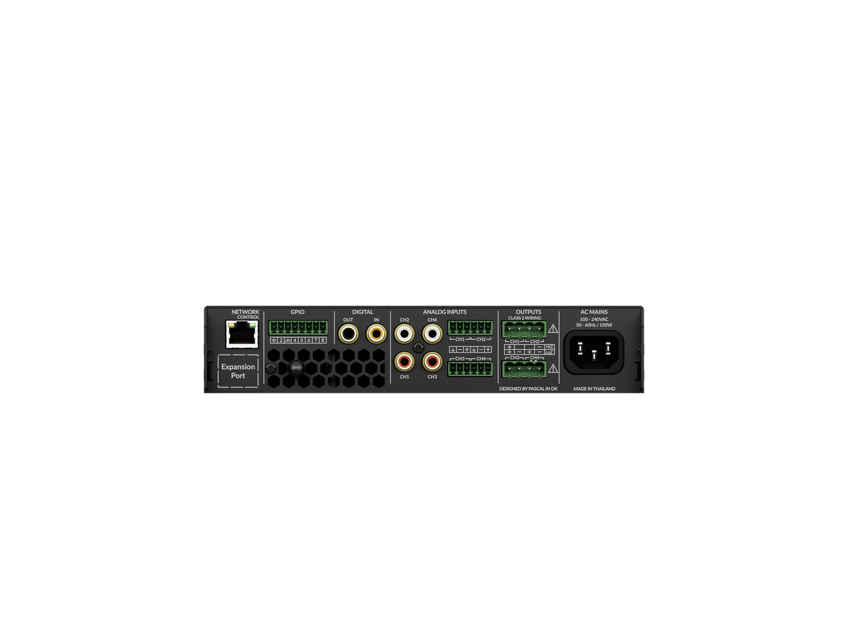DSP Matrix Amplifier AMP-4-125 - 4 CH 125W, 2 CH 100V / 250W