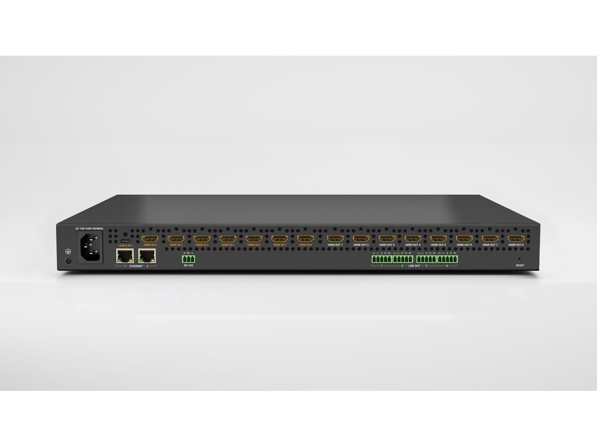 MX-0808-SCL - Matrix 8x8 HDMI, USB-C, Seamless