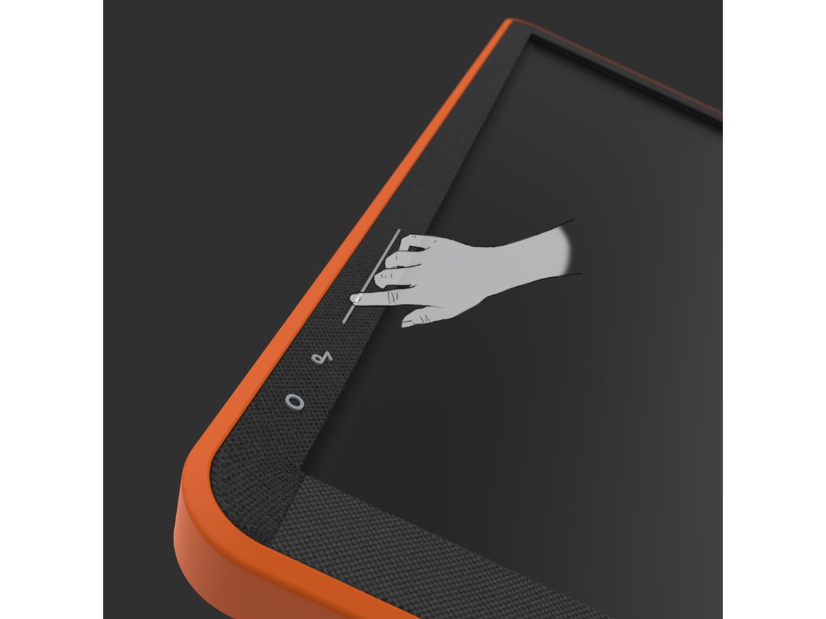 Canvas 75 zoll Midnight Grey - In-Glass optically bonded touch
