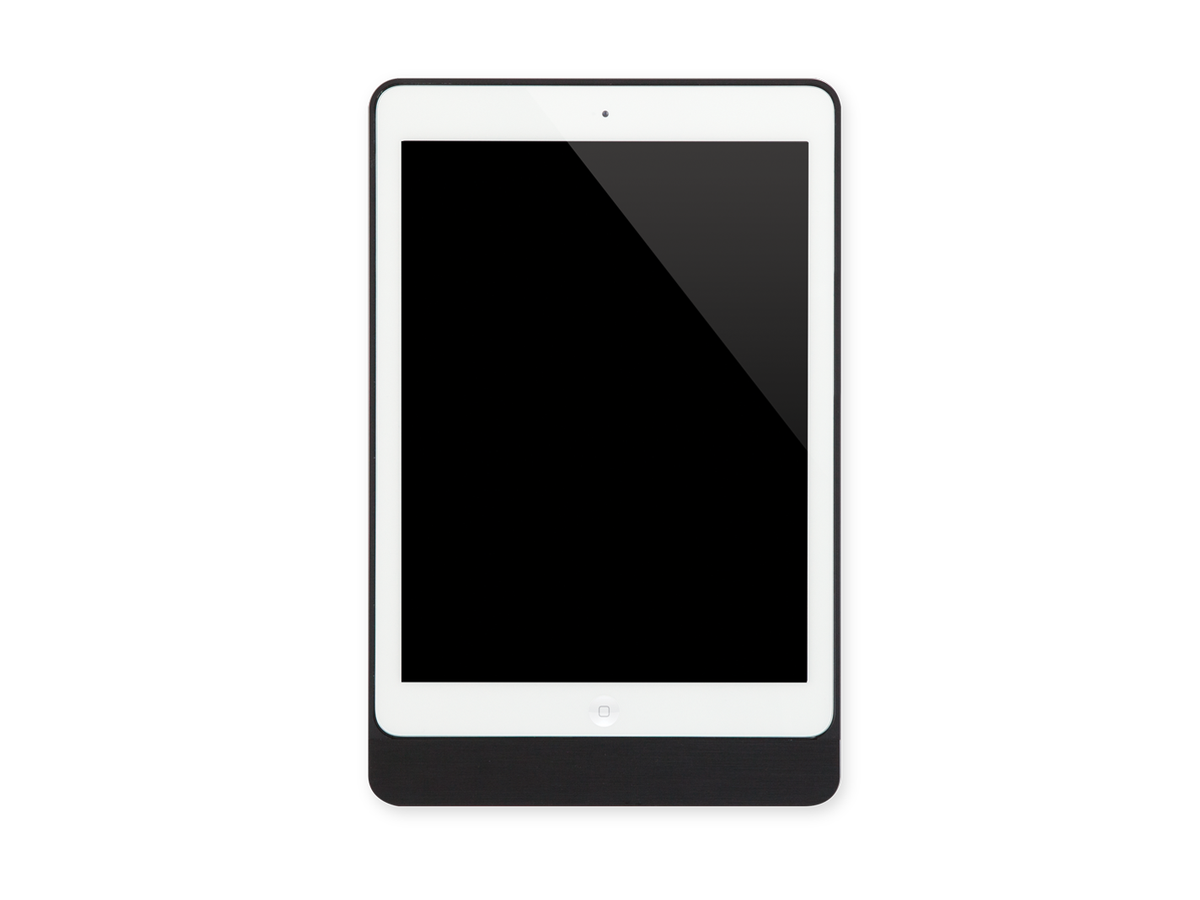 634-03 - Façade arrondie securisée iPad - 9.7" noire