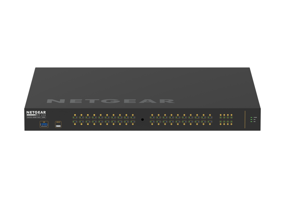 M4250-40G8F-PoE+ 40xRJ45+ 8xSFP Port - Network Switch 48 Port 1G, Managed, 480W