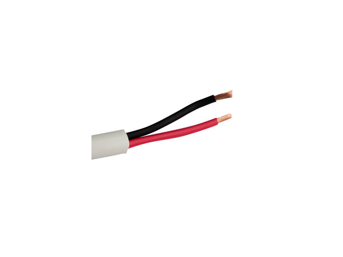 SPEAKER CABLE - Weiss / 2 x1.5mm2 - SP-1.5/2-LSZH-WT Rolle 305m