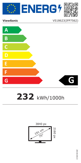 Energy label 90701207